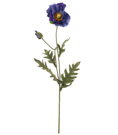 Coquelicot artificiel bleu