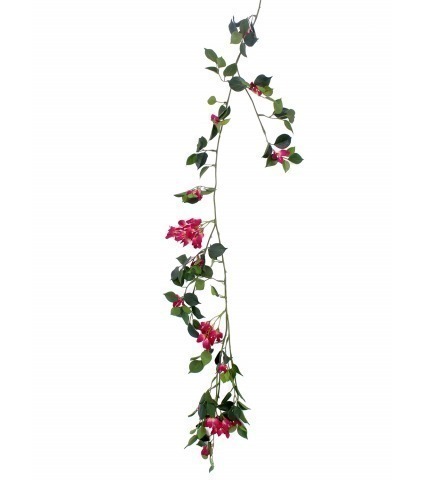 Guirlande de bougainvillée artificielle