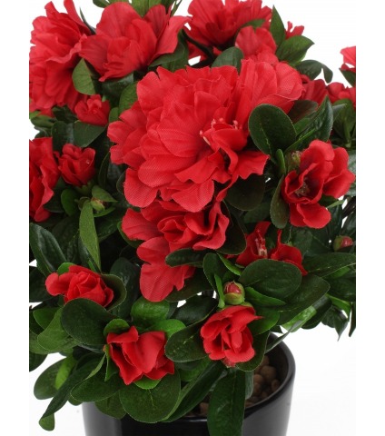 Azalée artificielle rouge