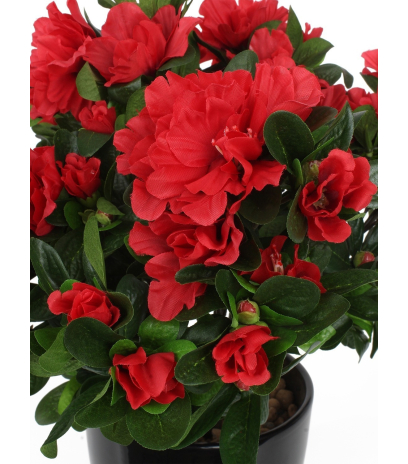Azalée artificielle rouge