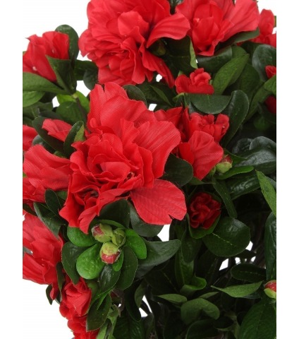Azalée artificielle rouge