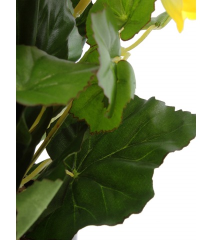 Bégonia artificiel jaune