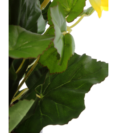 Bégonia artificiel jaune