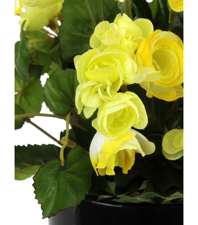 Bégonia artificiel jaune
