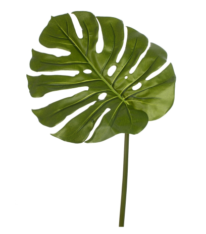 Feuille de philodendron artificielle