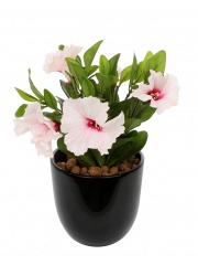 Pétunia artificiel rose blanc