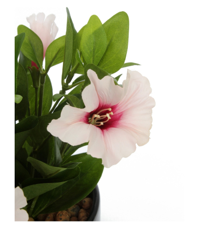 Pétunia artificiel rose blanc