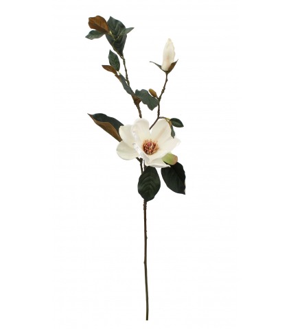 Branche de magnolia artificielle