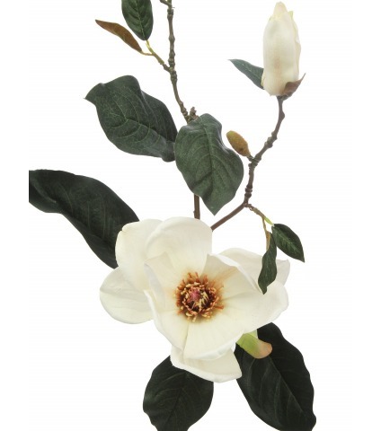 Branche de magnolia artificielle