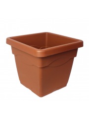 Grand pot carré marron