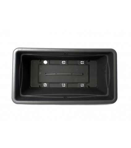 Grande jardinière grise anthracite