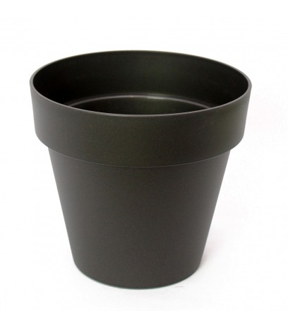 Pot rond haut PVC vert anis - Pots en plastique - Artiplantes