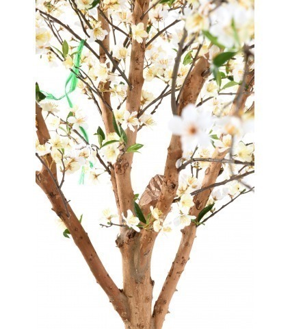 Grand cerisier blanc artificiel