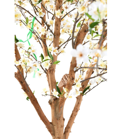 Grand cerisier blanc artificiel