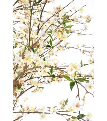 Grand cerisier blanc artificiel
