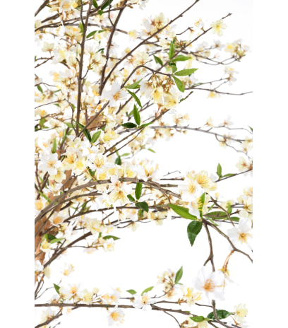 Grand cerisier blanc artificiel