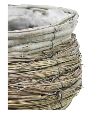 Panier rond en osier