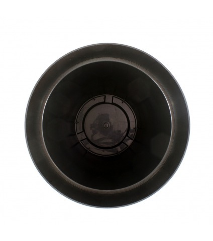 Pot rond haut anthracite