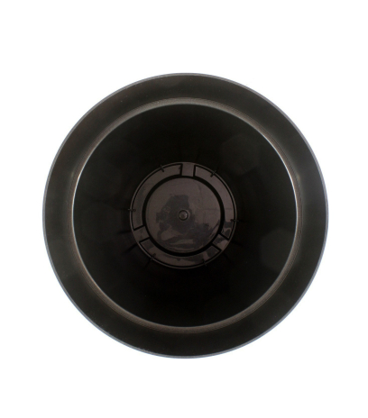 Pot rond haut anthracite