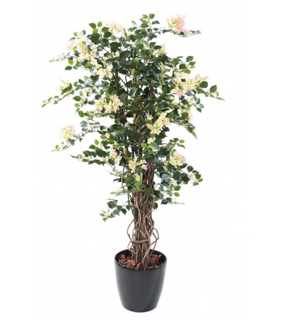 Bougainvillier artificiel blanc rose