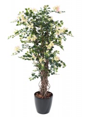 Bougainvillier artificiel blanc rose