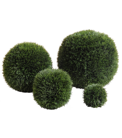 Boule d'herbe artificielle