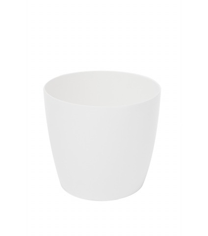 Pot plastique rond blanc PRIMO
