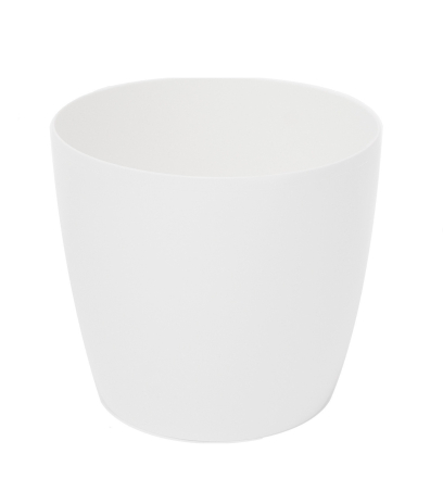 Pot plastique rond blanc PRIMO