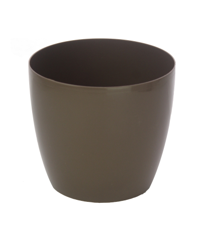 Pot plastique rond marron PRIMO